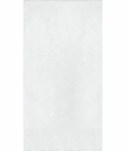 Creative Converting White 40Ct 2Ply Dinner Napkin (40/Pkg) Solid Color Tableware