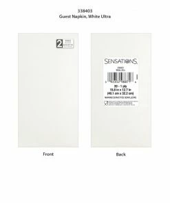 Creative Converting White 20Ct Dinner Napkin (20/Pkg)