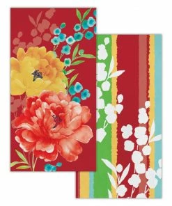 Creative Converting Beautiful Blossoms 24Ct 2Ply Dinner Napkin (24/Pkg) Themed Tableware