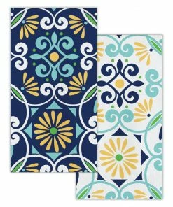 Creative Converting Moroccan Tiles 24Ct 2Ply Dinner Napkin, Moroccan Tiles (24/Pkg)