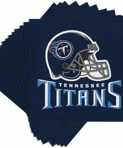 Creative Converting Tennessee Titans Napkins, 16 Ct NFL And Football Party Supplies