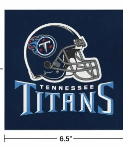 Creative Converting Tennessee Titans Napkins, 16 Ct NFL And Football Party Supplies