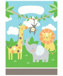 Creative Converting Junlge Animals Loot Bags (96/Case)