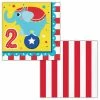 Creative Converting Circus Party Luncheon Napkins 2nd Birthday (192/Case) 1st Birthday Party Themes