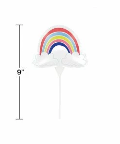 Creative Converting Over The Rainbow Balloon Cake Topper (12/Case)