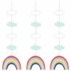 Creative Converting Over The Rainbow Hanging Cutouts (36/Case)