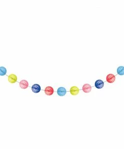 Creative Converting Kids Birthday Party Themes Over The Rainbow Honeycomb Garland 5 Color (12/Case)