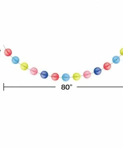 Creative Converting Kids Birthday Party Themes Over The Rainbow Honeycomb Garland 5 Color (12/Case)