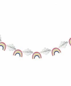 Creative Converting Over The Rainbow Banner W/ Honeycomb And Twine (12/Case) Kids Birthday Party Themes