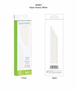 Creative Converting Solid Color Tableware White 50Ct 7.75