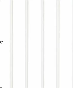 Creative Converting Solid Color Tableware White 50Ct 7.75