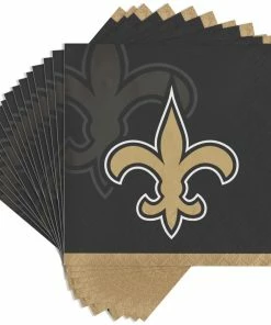 Creative Converting New Orleans Saints Beverage Napkins, 16 Ct