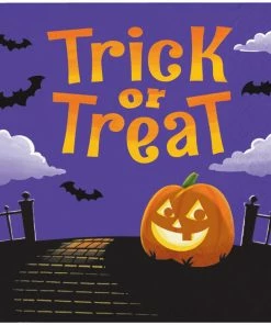 Creative Converting Haunted Mansion Beverage Napkins 192 Per Case Halloween Party Supplies