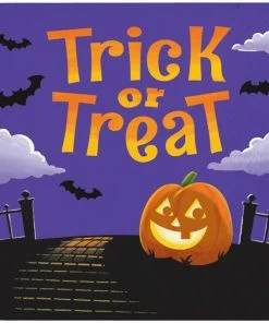 Creative Converting Haunted Mansion Beverage Napkins 192 Per Case Halloween Party Supplies