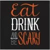 Creative Converting Eat, Drink And Be Scary Halloween Beverage Napkins 192 Per Case Halloween Party Supplies