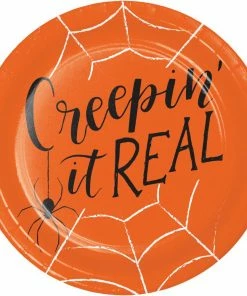 Creative Converting Creepin It Real Halloween Dessert Plates 96 Per Case