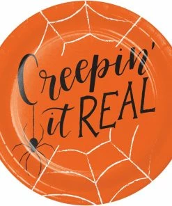 Creative Converting Creepin It Real Halloween Dessert Plates 96 Per Case