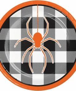 Creative Converting Spider Halloween Dessert Plates 96 Per Case