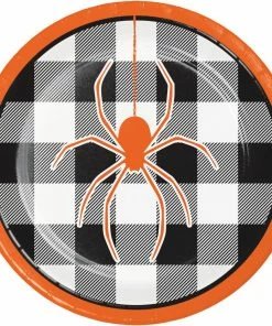 Creative Converting Spider Halloween Dessert Plates 96 Per Case