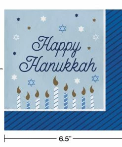 Creative Converting Hanukkah Decorations Hanukkah Celebration Luncheon Party Napkins 16 Ct