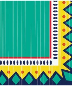 Creative Converting Pottery Beverage Napkin (16/Pkg) Themed Tableware