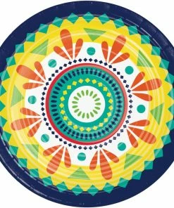 Creative Converting Pottery Dessert Plate (8/Pkg)