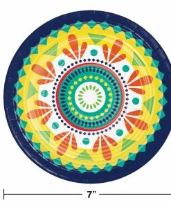 Creative Converting Pottery Dinner Plate (8/Pkg)