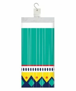 Creative Converting Themed Tableware Pottery Paper Tablecover Border Print, 54" X 102" (1/Pkg)