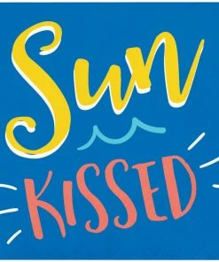 Creative Converting Summer, BBQ And Picnic Themed Decorations Summer Sayings Beverage Napkin (16/Pkg)