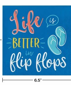 Creative Converting Summer Sayings Luncheon Napkin (16/Pkg) Summer, BBQ And Picnic Themed Decorations