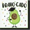 Creative Converting Graduation Fun Beverage Napkin, Bravocado (16/Pkg)