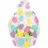Creative Converting Cello Basket Bag, Easter Eggs (1/Pkg) Easter Party Supplies