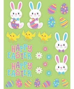 Creative Converting Stickers, Easter Characters (4/Pkg)
