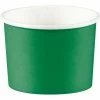 Creative Converting Treat Cups, Emerald Green (8/Pkg) Solid Color Tableware