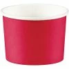 Creative Converting Solid Color Tableware Treat Cups, Classic Red (8/Pkg)