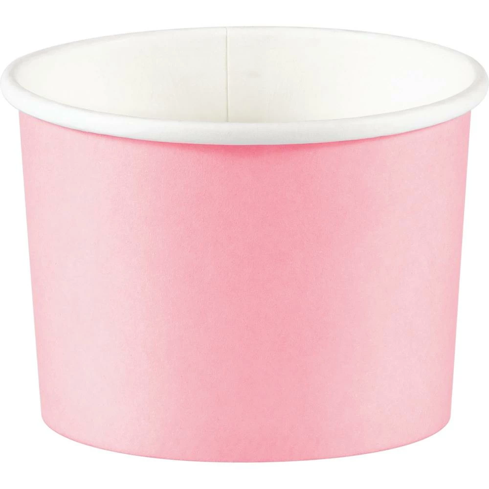 Creative Converting Treat Cups, Classic Pink (8/Pkg) Solid Color Tableware