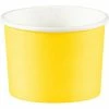 Creative Converting Treat Cups, School Bus Yellow (8/Pkg) Solid Color Tableware