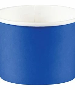 Creative Converting Treat Cups, Cobalt (8/Pkg) Solid Color Tableware