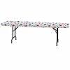Creative Converting Patriotic And 4th Of July Party Decorations Plastic Tablecover Stay Put, 30X96, Stars (1/Pkg)