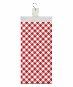 Creative Converting Classic Gingham Paper Tablecover All Over Print, 54" X 102" (1/Pkg)