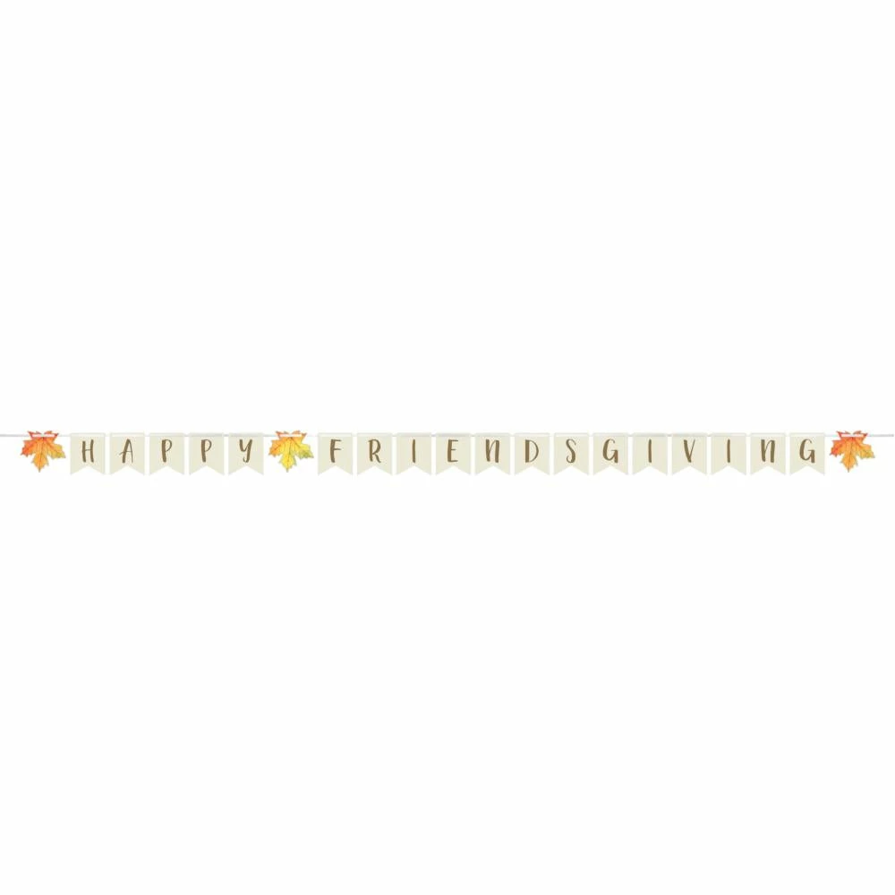 Creative Converting Ribbon Banner Shaped (1/Pkg) Thanksgiving Party Decorations