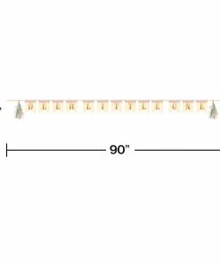 Creative Converting Deer Little One Banner With Tassel (1/Pkg)