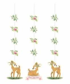 Creative Converting Deer Little One Hanging Cutouts (3/Pkg) Kids Birthday Party Themes
