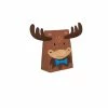 Creative Converting Moose Blue Buffalo Plaid Paper Treat Bag With Attachments (8/Pkg)