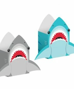 Creative Converting Shark Party Paper Treat Bag With Attachments (8/Pkg) Kids Birthday Party Themes
