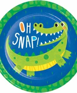 Creative Converting Alligator Party Dinner Plate (8/Pkg)