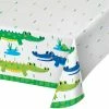 Creative Converting Kids Birthday Party Themes Alligator Party Paper Tablecover All Over Print, 54" X 102" (1/Pkg)