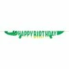 Creative Converting Kids Birthday Party Themes Alligator Party Shaped Banner With Ribbon (1/Pkg)