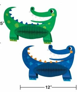 Creative Converting Alligator Party Centerpiece Hc Shaped (2/Pkg) Kids Birthday Party Themes