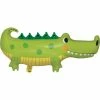 Creative Converting Alligator Party Metallic Balloon Alligator Shaped (1/Pkg) Kids Birthday Party Themes